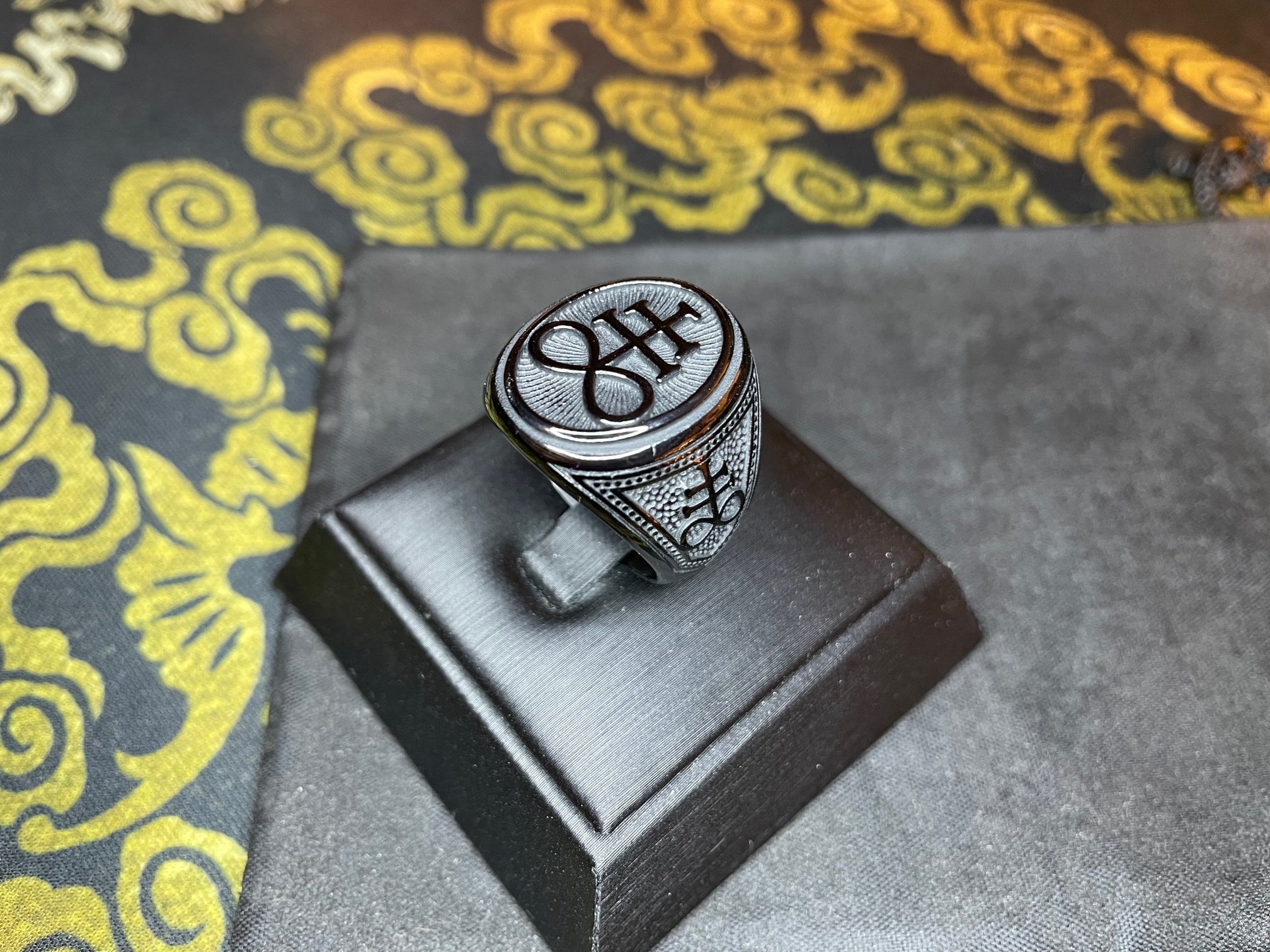Sigil of Leviathan Seal of Satan Baphomet Signet Statement