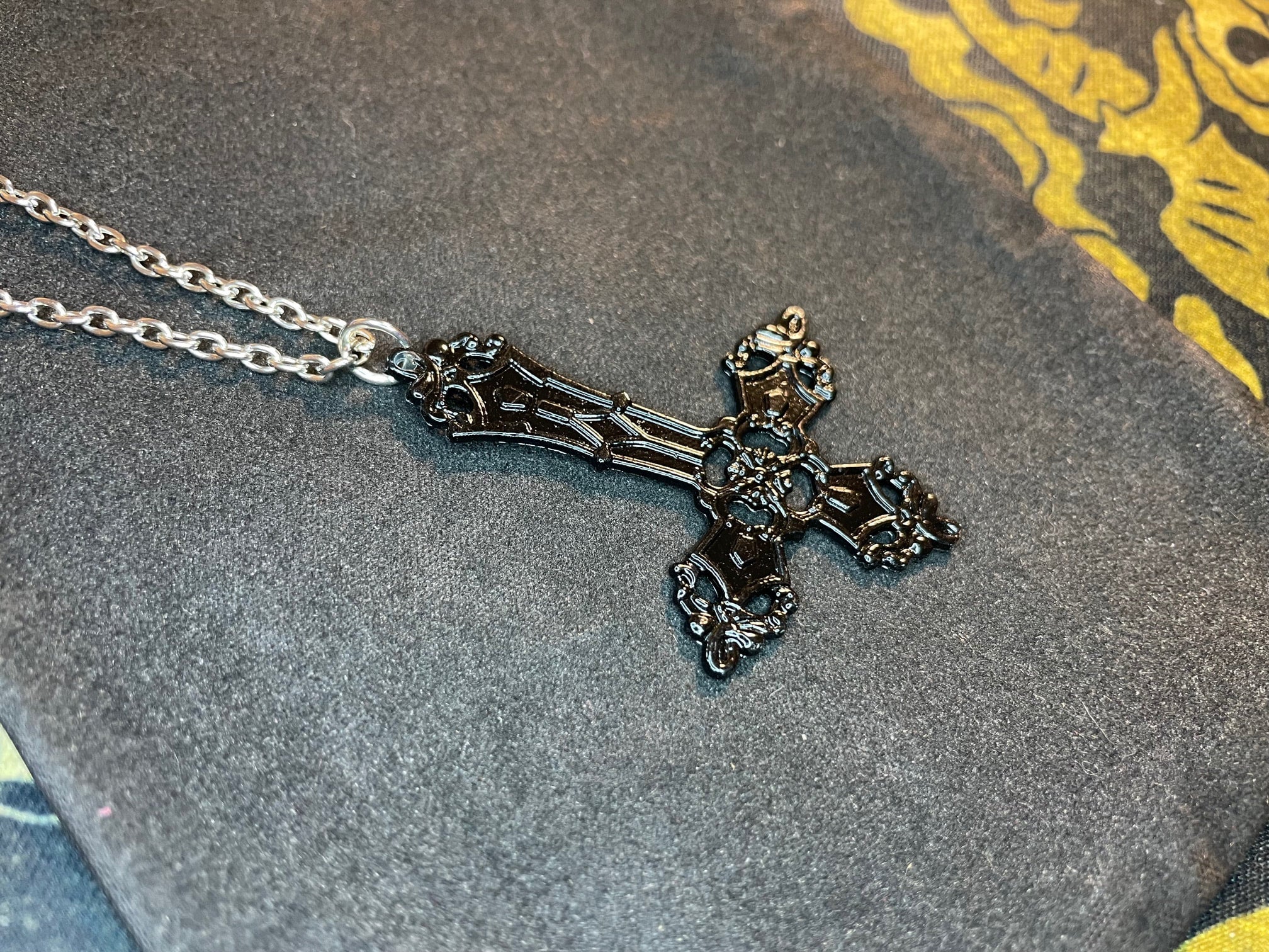 Upside Down Cross Pendant Inverted Cross Necklace Cross of 