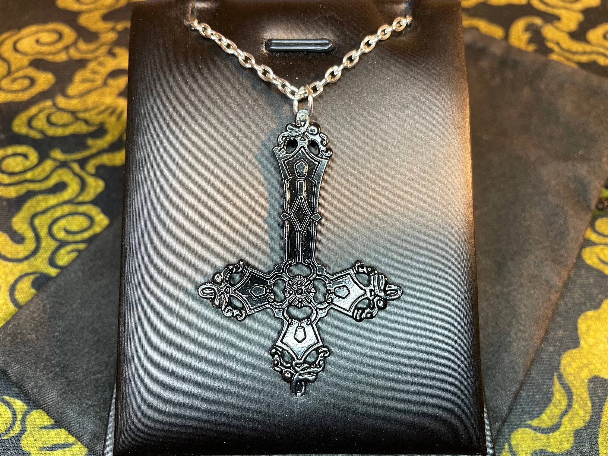 Upside down cross - necklace – forbidden alchemy