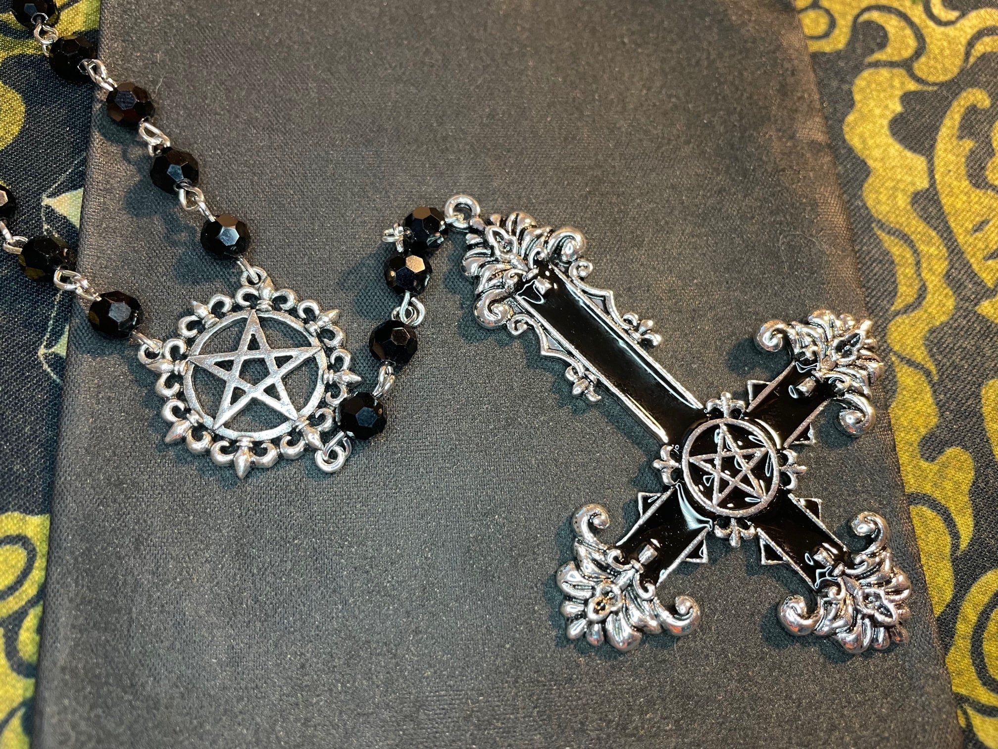 Gothic Black Inverted Cross Necklace Satanic Crucifix Witchy Pendant Charm  Witchy Punk Rock Statement Jewelry Women Gift | Fruugo MY