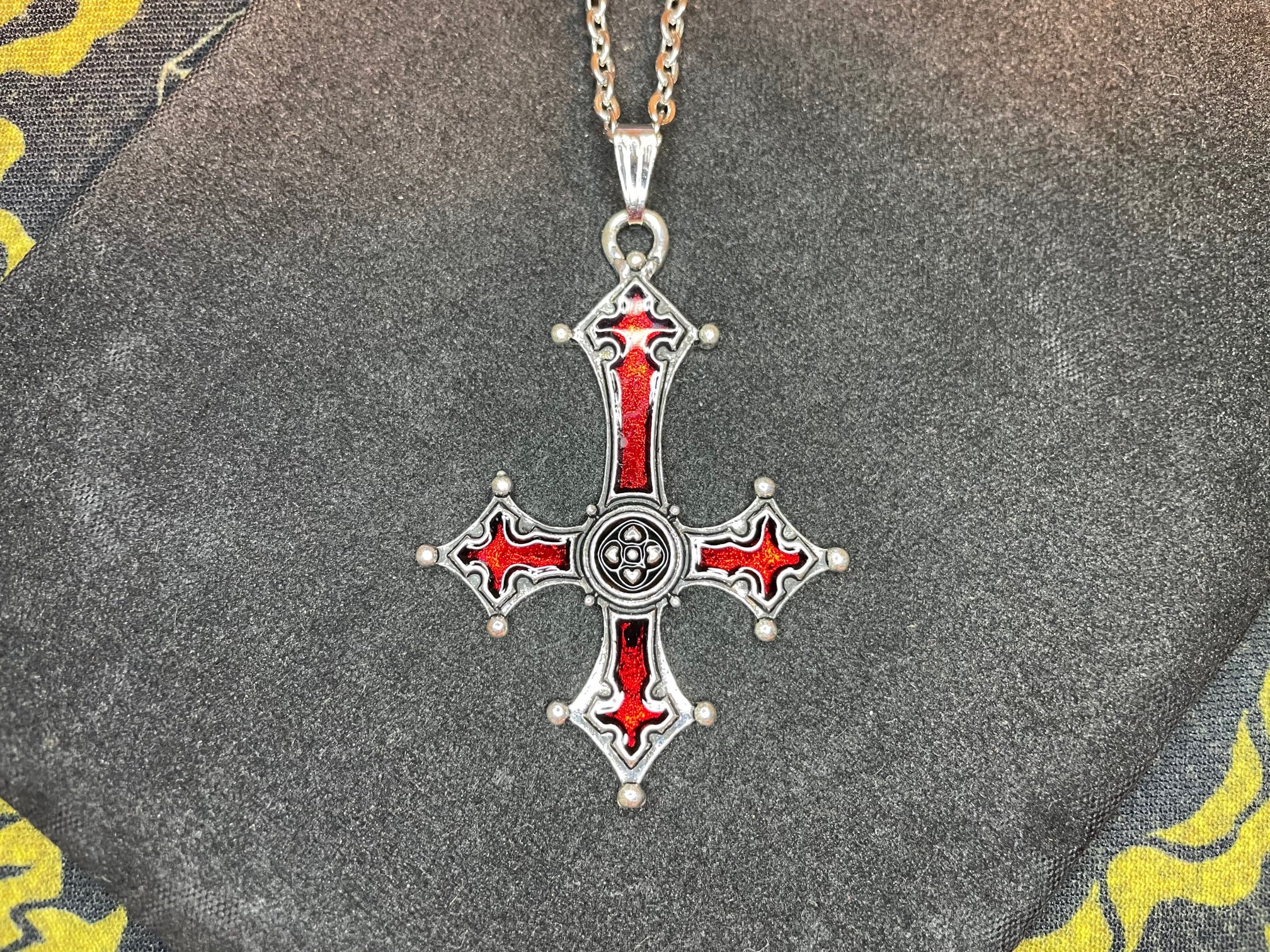 Upside Down/ Inverted of St. Peter Cross Pendant Necklace – Innovato Design